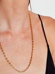 Oval Link Gold Chain Necklace