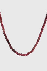 Ruby Red Beaded necklace
