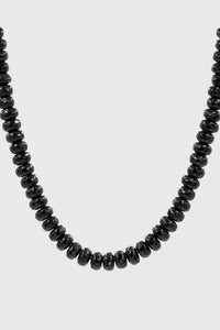 Black Agate Bead Necklace