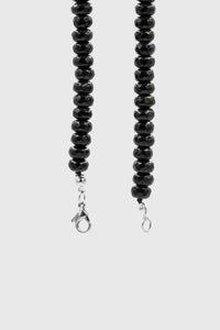 Black Agate Bead Necklace