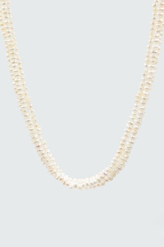 Layered Ivory Pearl Necklace