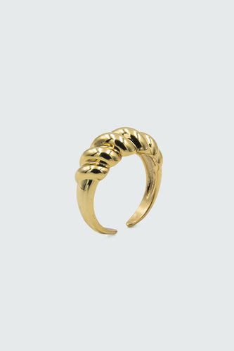 Gold Croissant Ring