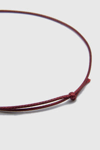 Support the Girls Charity Red String Bracelet, wine red