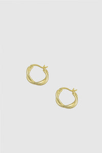 Infinity Gold Mini Sleeper Earrings