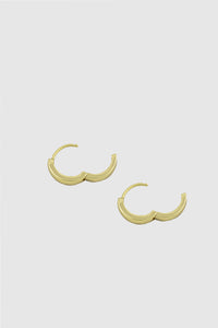 Gold Mini Bar Sleeper Earrings