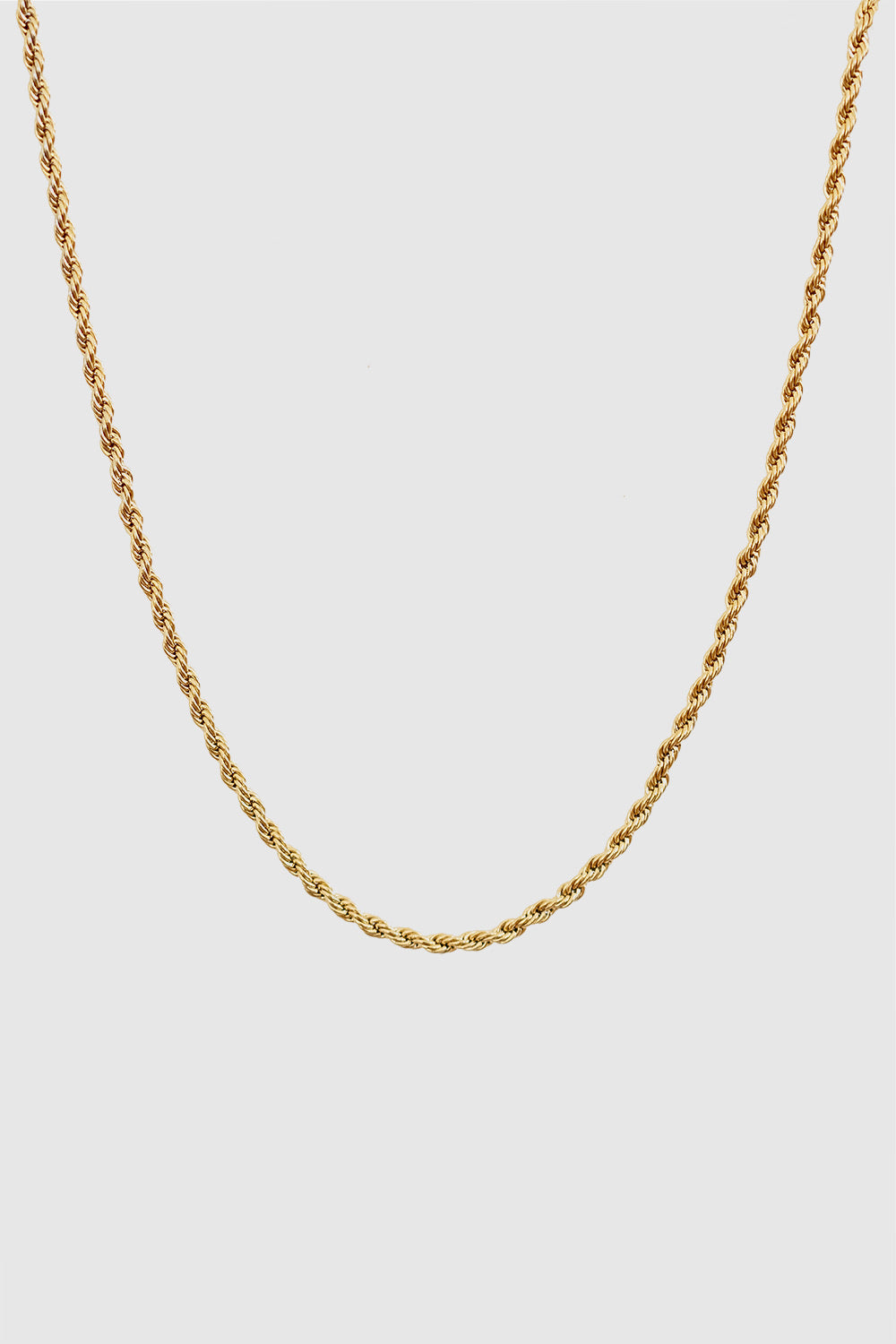 Vintage Twisted Chain Gold Necklace